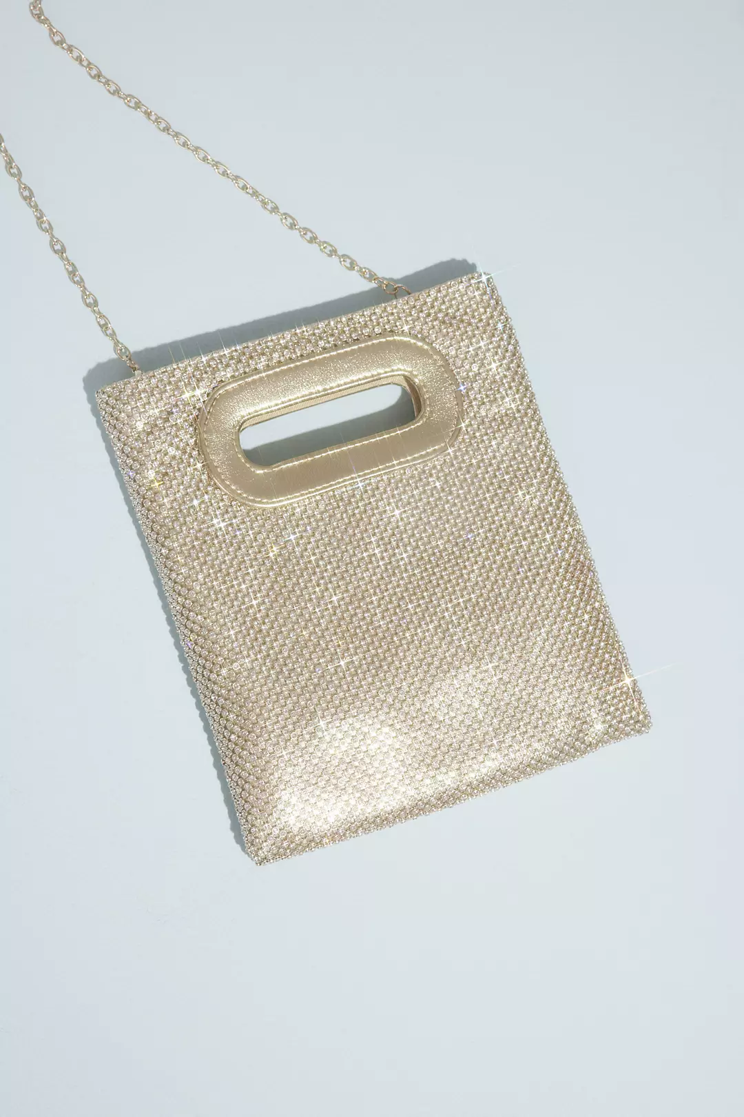 Allover Beaded Clutch with Inset Handle - Image 2