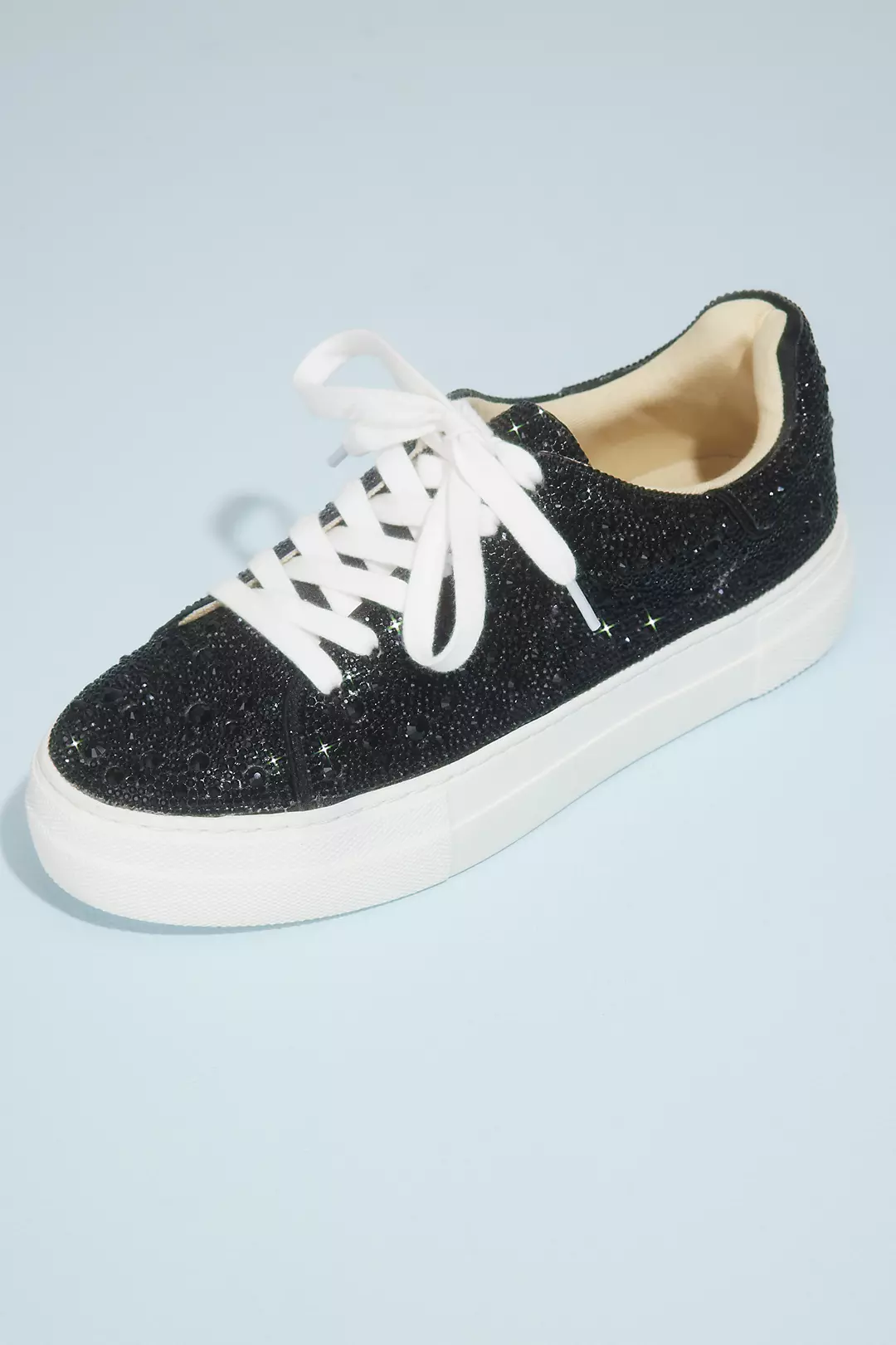 Allover Crystal Platform Sneakers - Image 7