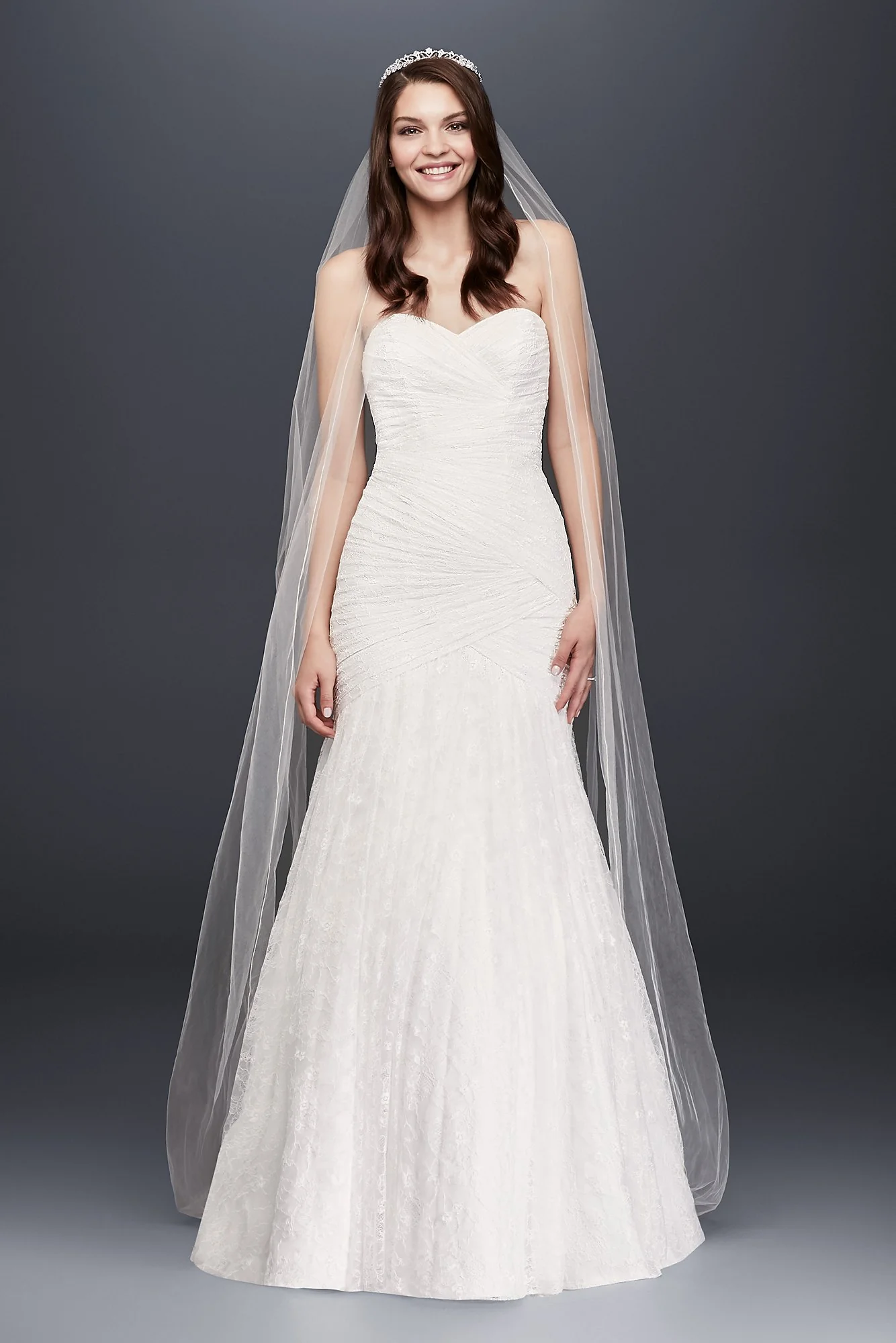 Allover Lace Mermaid Wedding Dress - Image 10