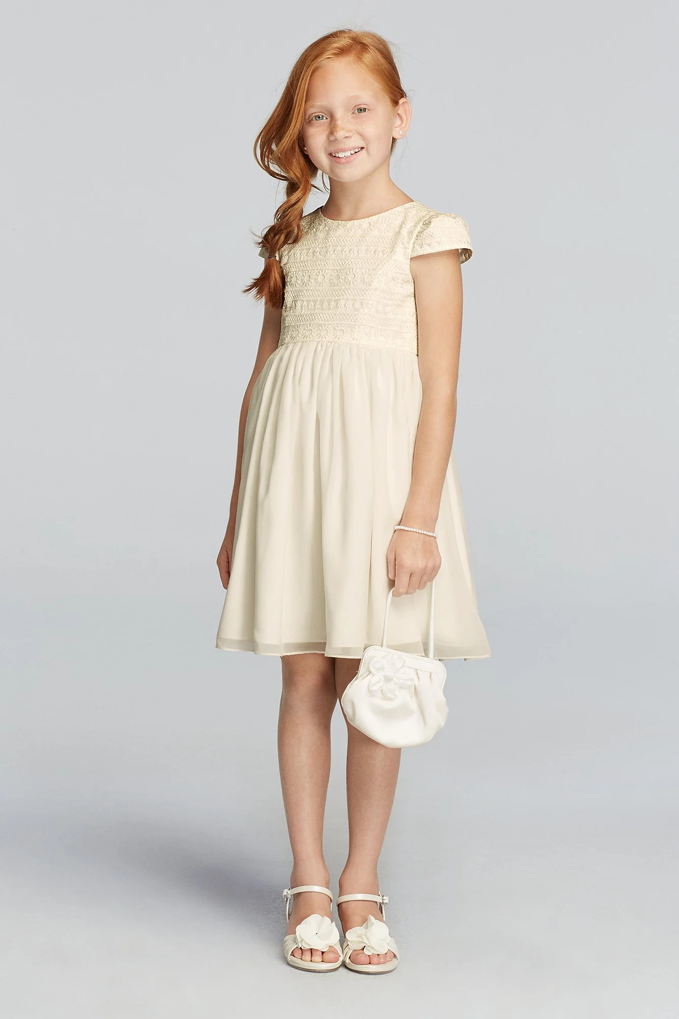 As-Is All Over Lace Short Sleeve A-line Dress - Image 2