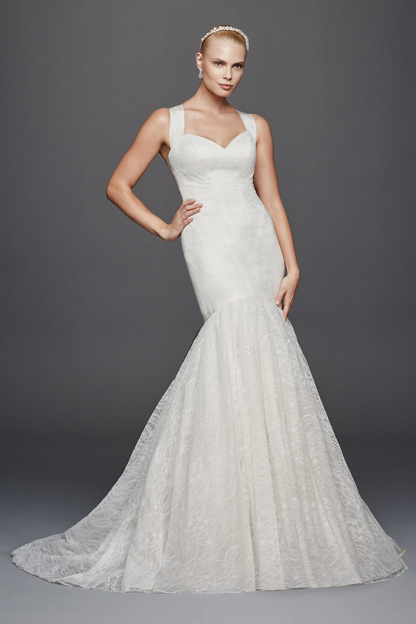 As-Is Criss Cross Back Wedding Dress