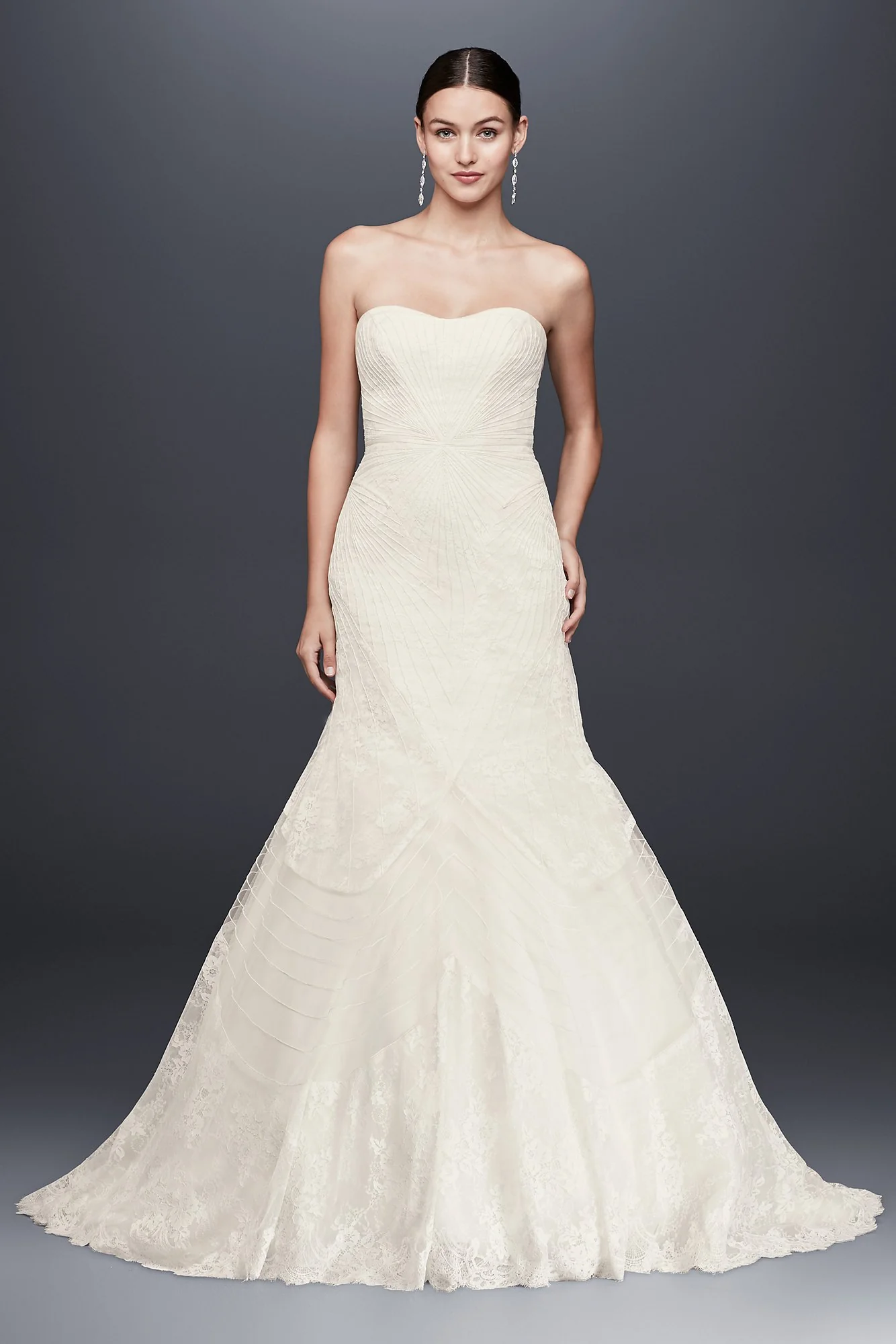 As-Is Geometric Corded Wedding Dress - Image 2