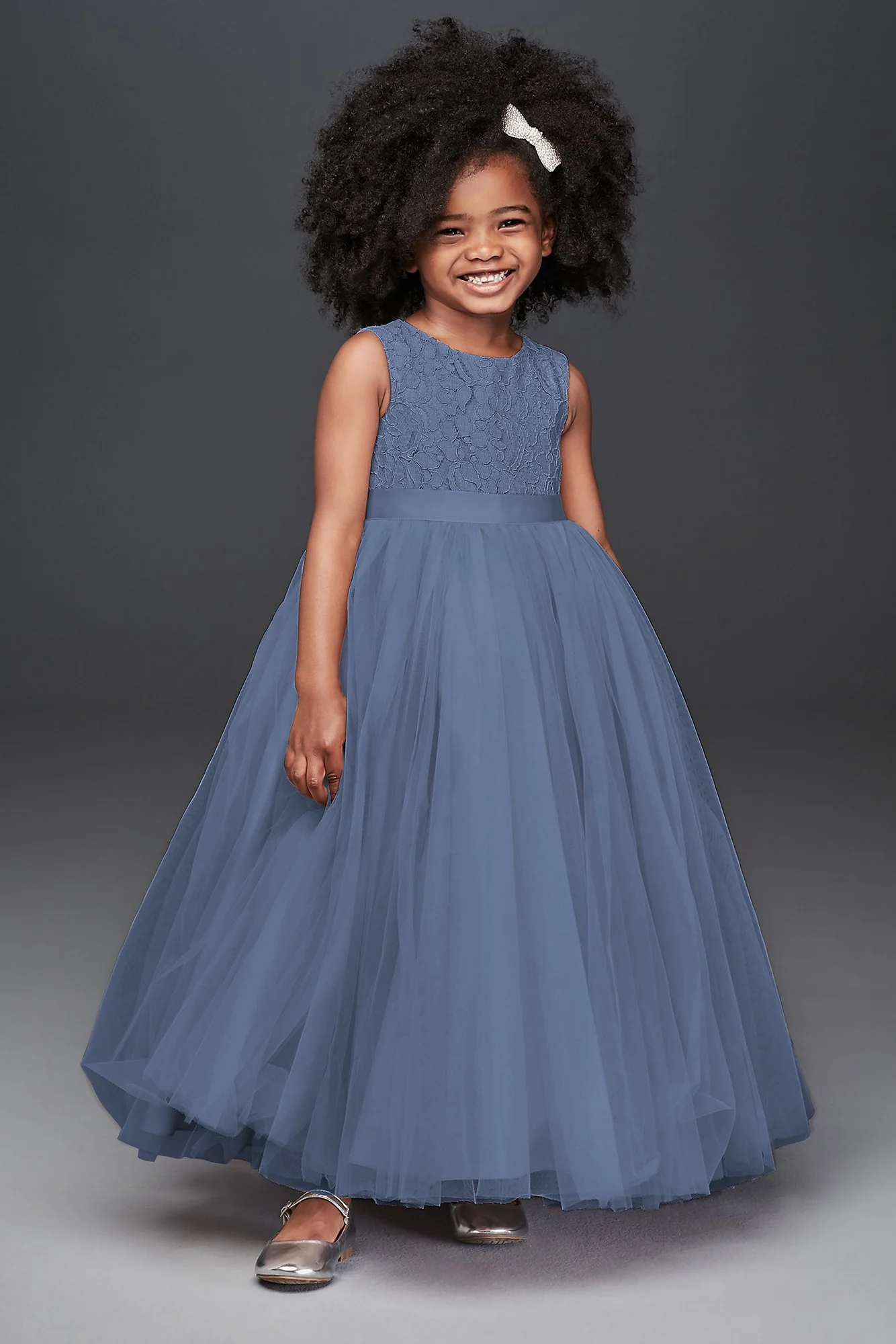 As Is Heart Cutout Ball Gown Flower Girl Dress - Image 2