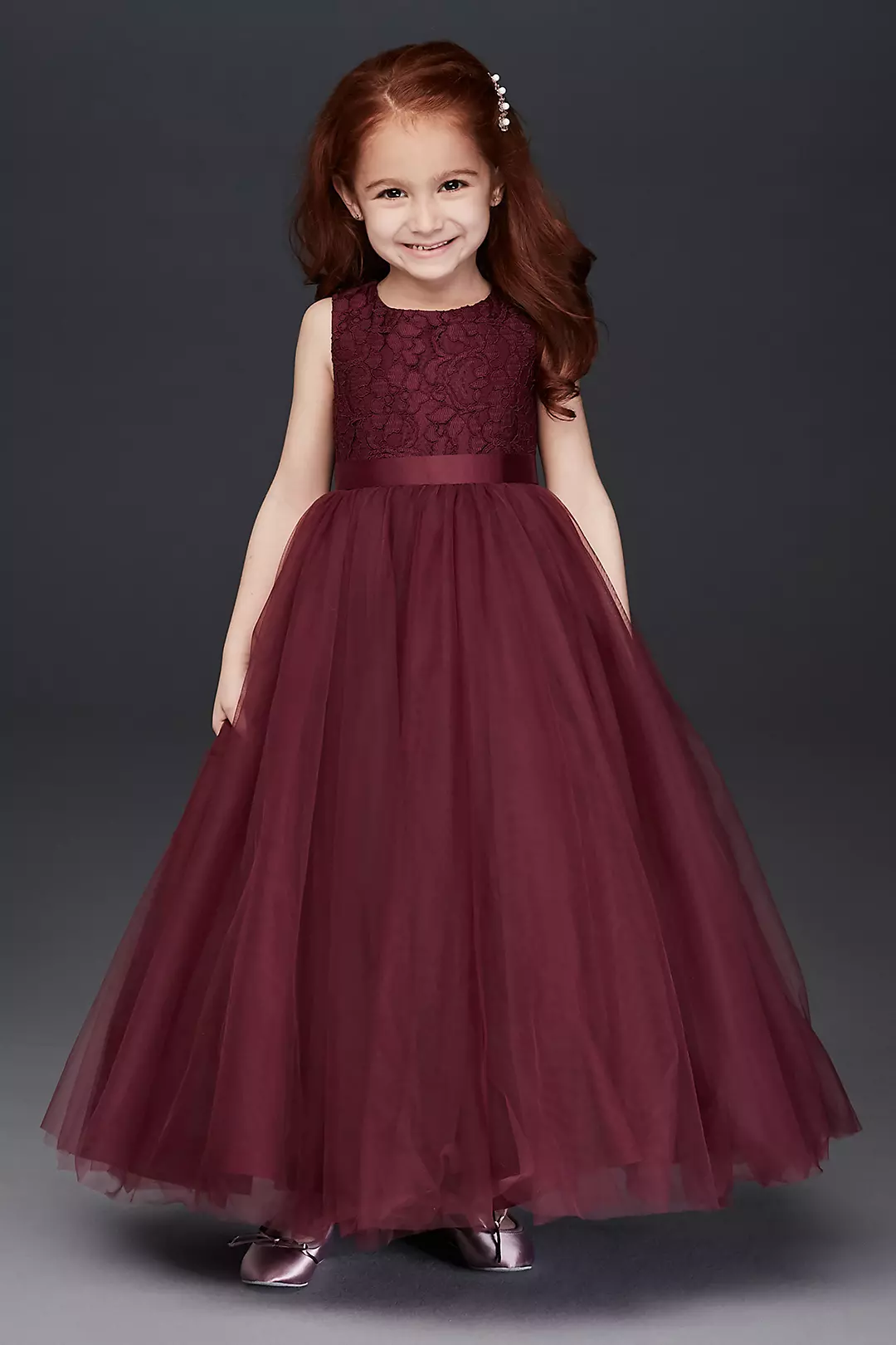 As Is Heart Cutout Ball Gown Flower Girl Dress - Image 2