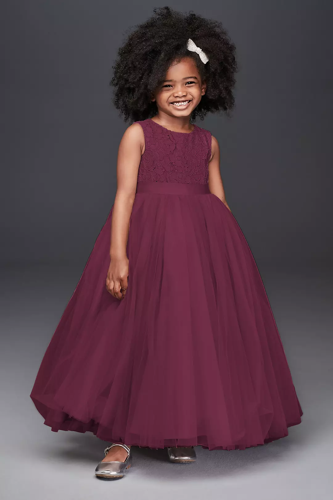 As Is Heart Cutout Ball Gown Flower Girl Dress - Image 3