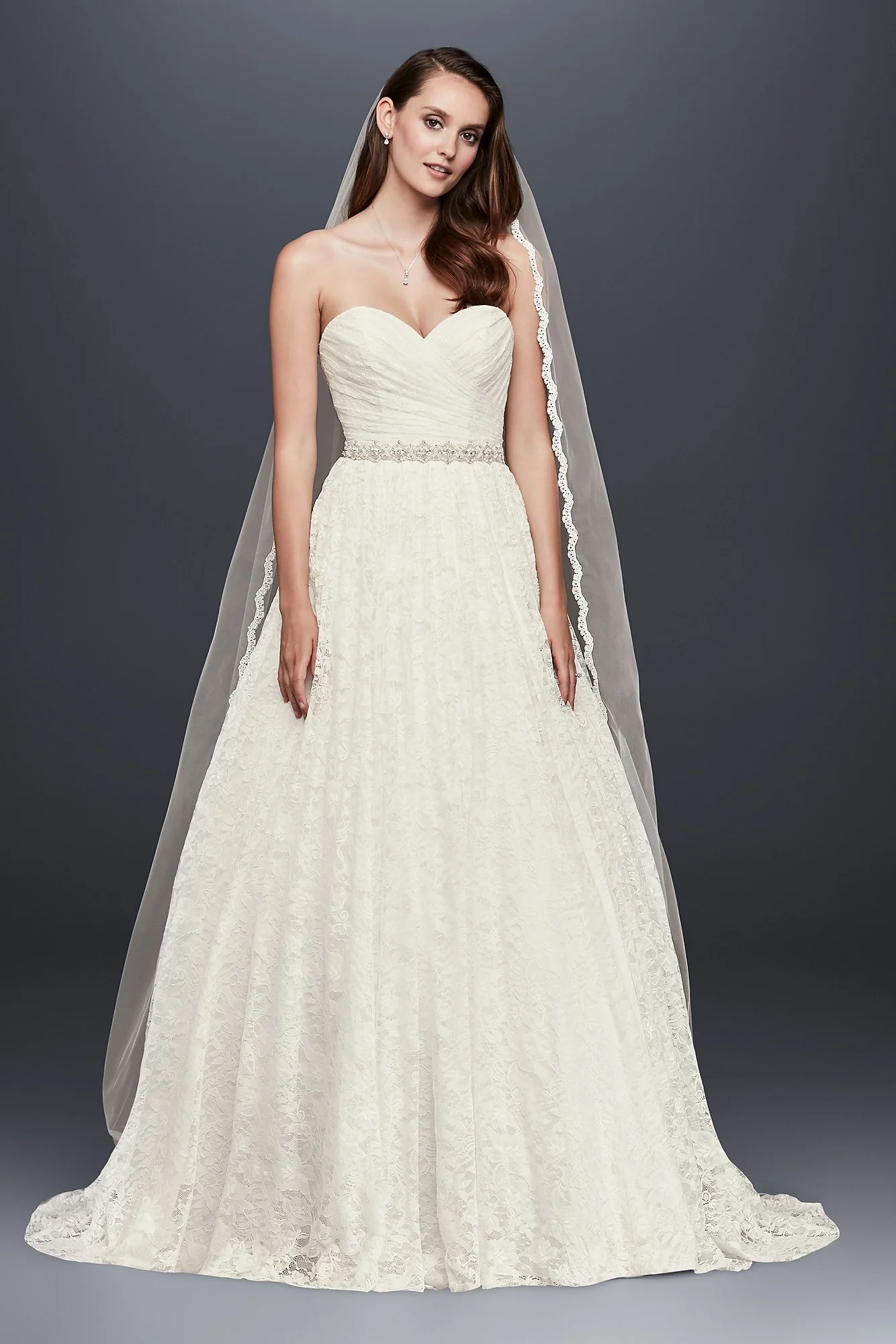 As Is Lace Sweetheart Ball Gown Wedding Dress - Image 2