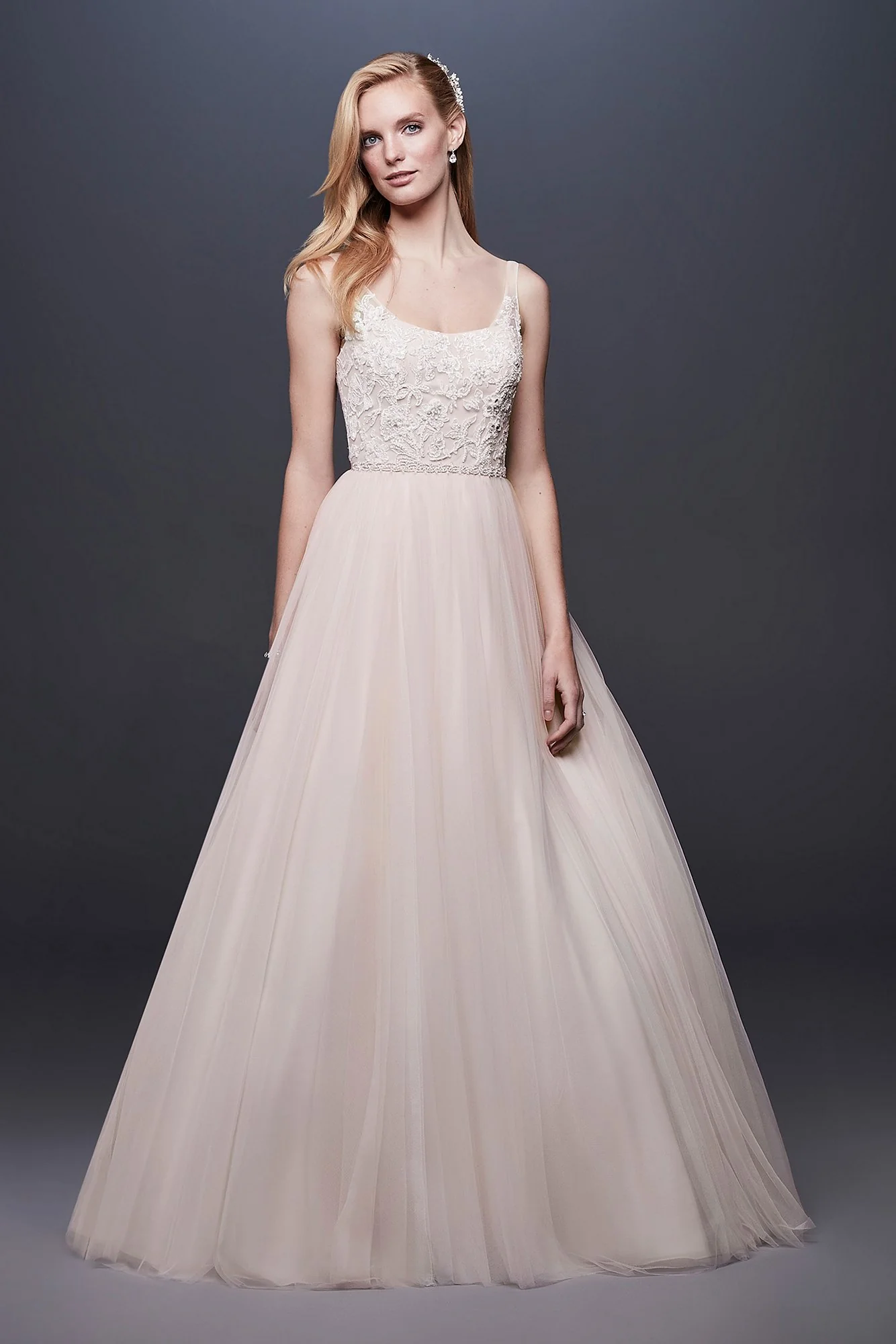 As Is Lace Tulle Beaded Ball Gown Wedding Dress