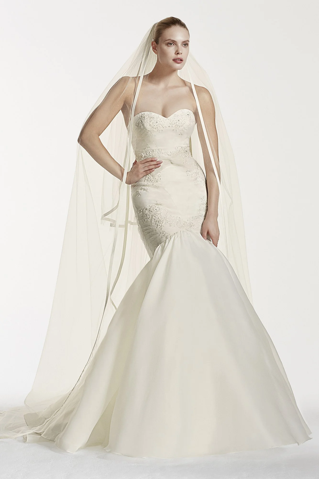 As-Is Mermaid Wedding Dress with Lace
