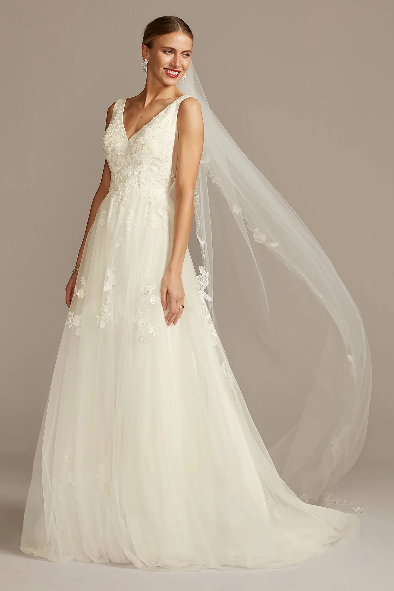 As Is Mikado and Tulle Ball Gown Wedding Dress