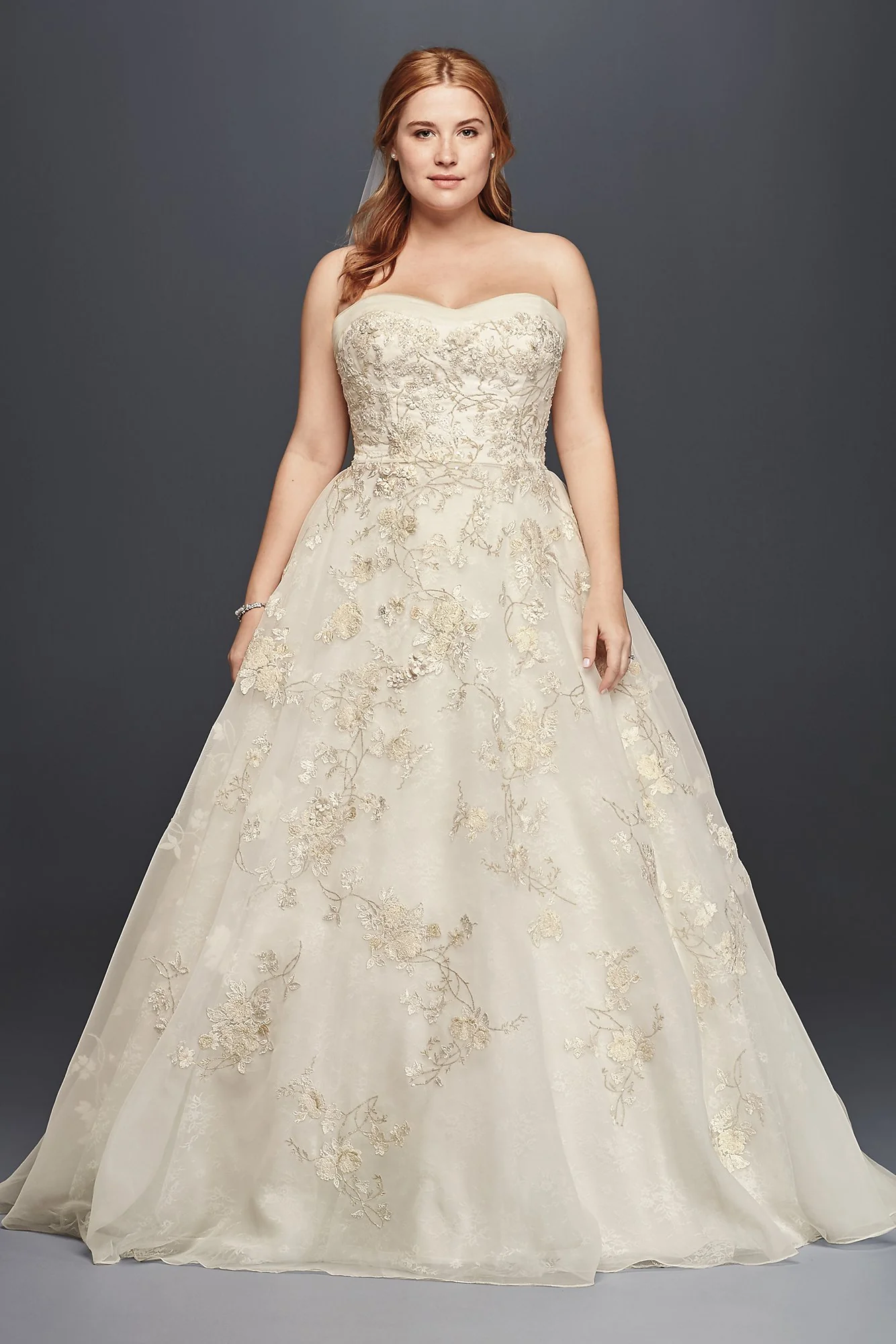 As-Is Organza Wedding Dress with Bead