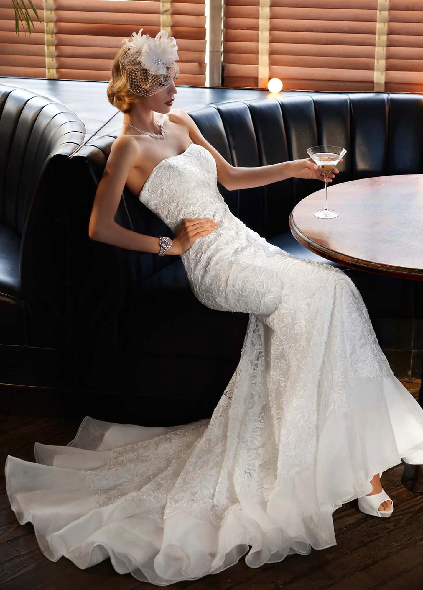 As Is Soutache Detailed Plus Size Wedding Dress - Image 2