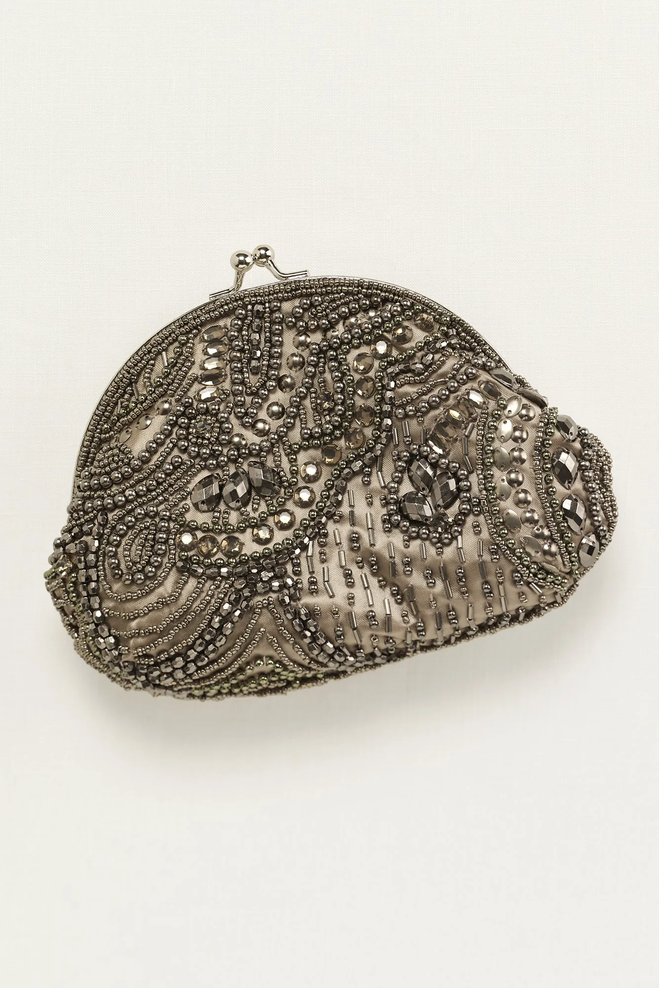 Asymmetrical Beaded Handbag