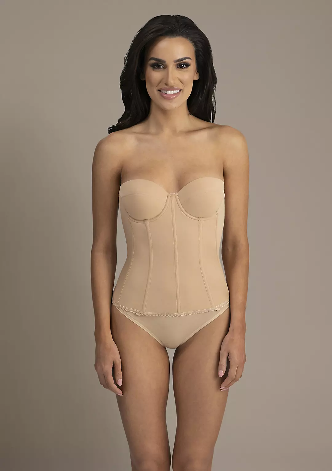 Backless Strapless Longline Microfiber Bra