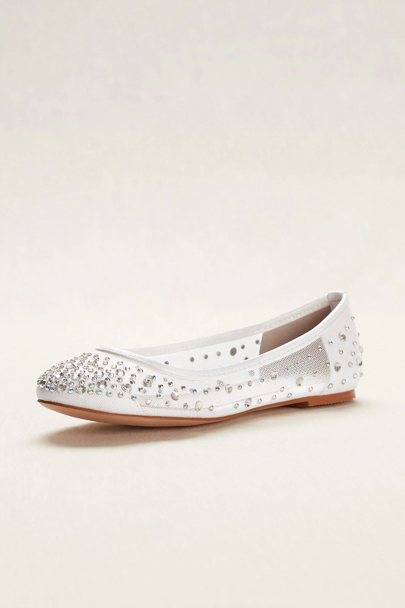 Ballet Flat with Scattered Crystal Accesnts - Image 3