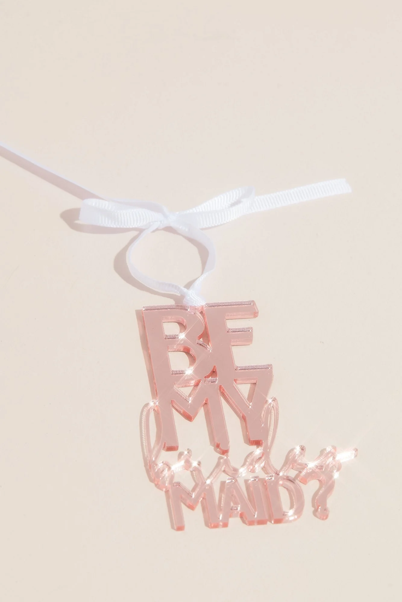 Be My Bridesmaid Wine Bottle Tag - Image 2