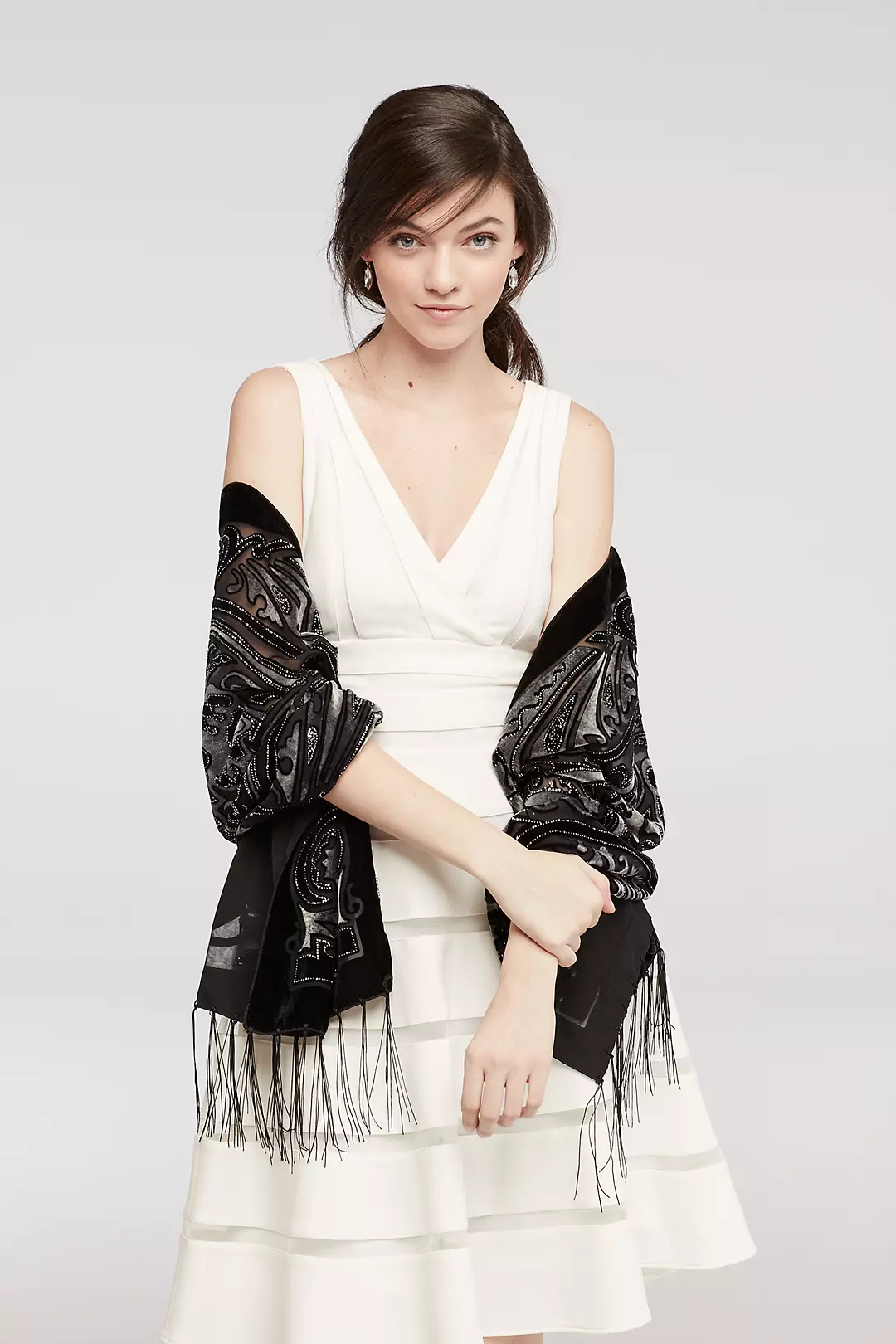 Beaded Paisley Burnout - Image 2