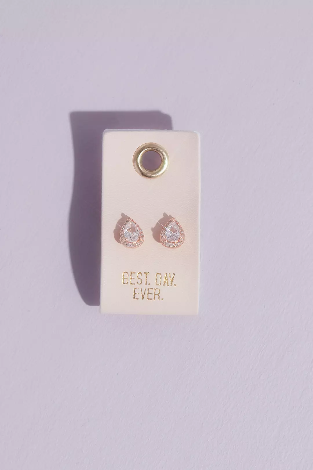 Best Day Ever Teardrop Stud Earrings - Image 2
