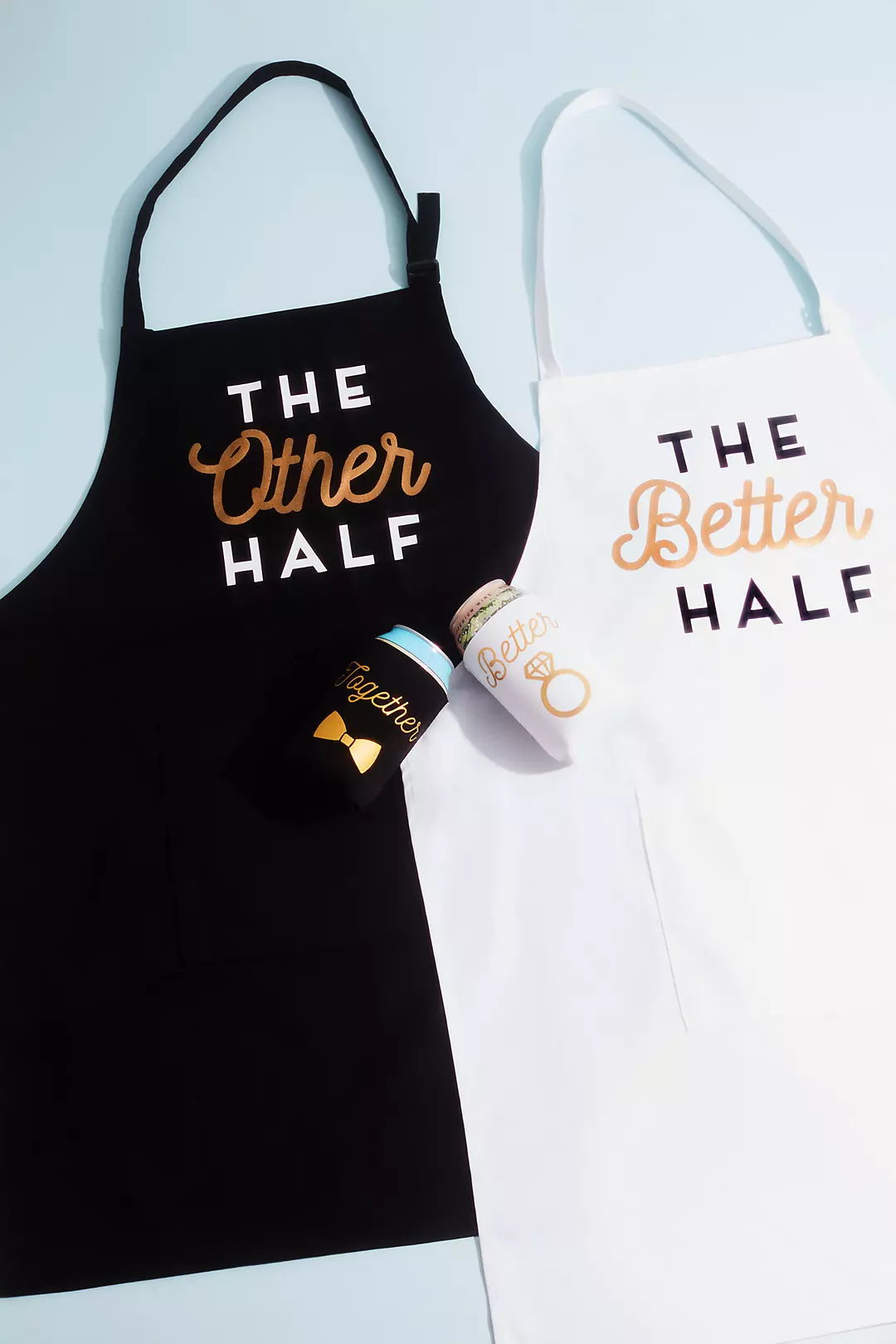 Better Half and Other Half Couples Apron Set - Image 3