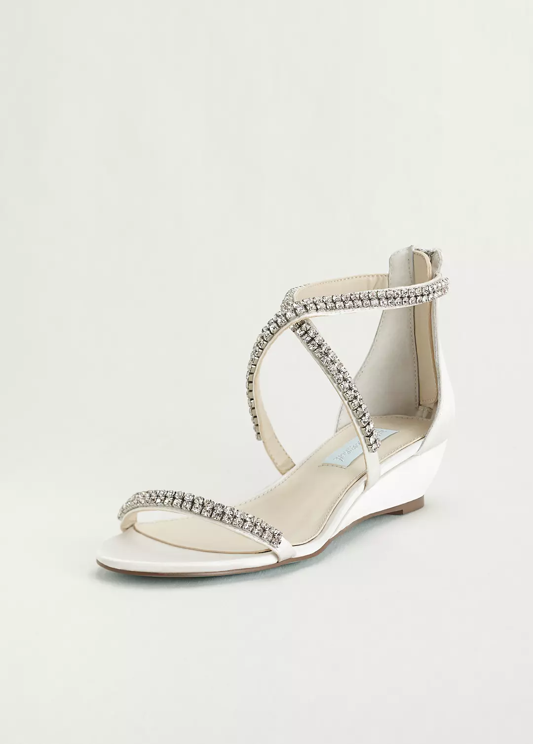 Blue by Betsey Johnson Crystal Embellished Wedges - Image 2