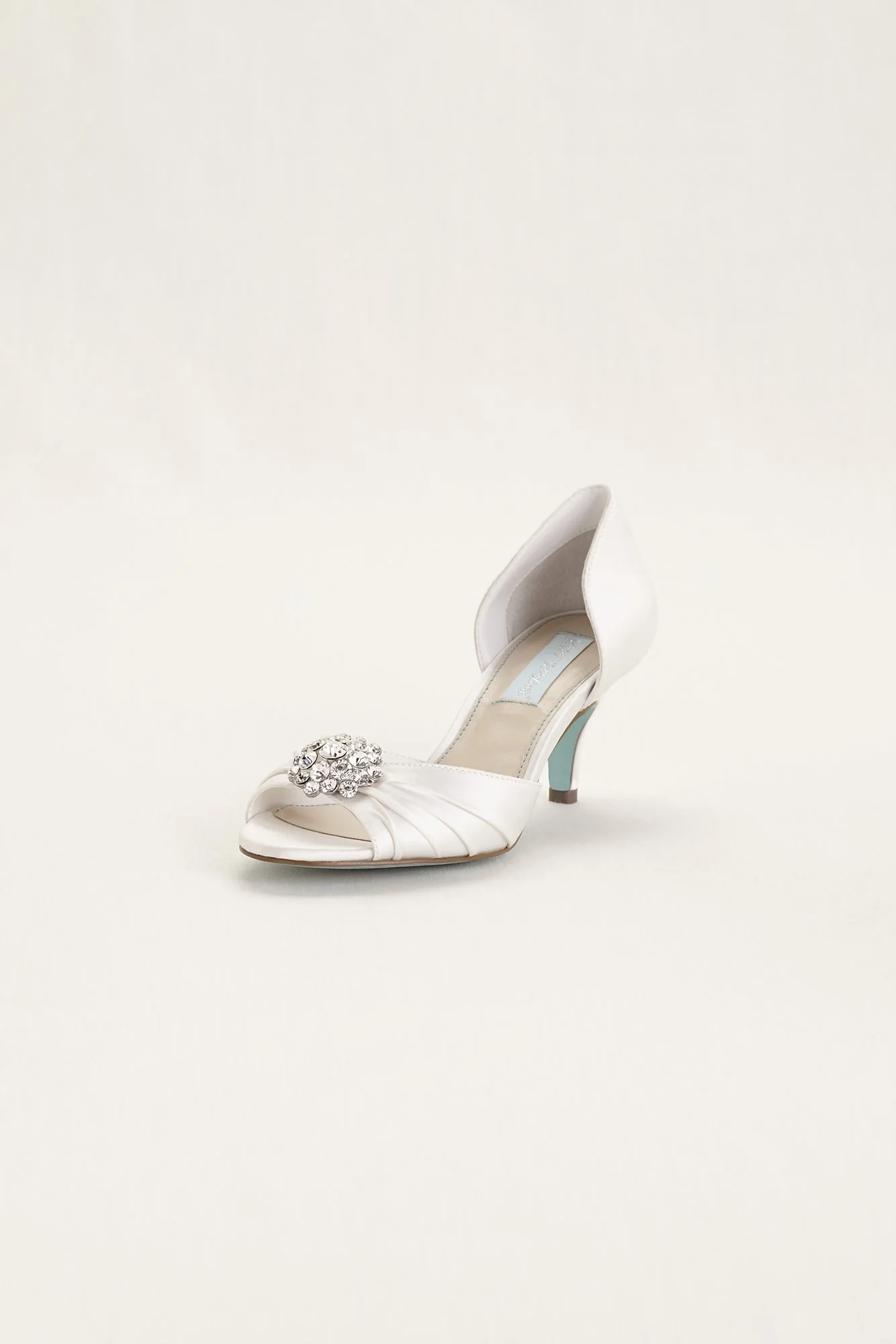 Blue by Betsey Johnson Low Heel Peep Toe Sandal