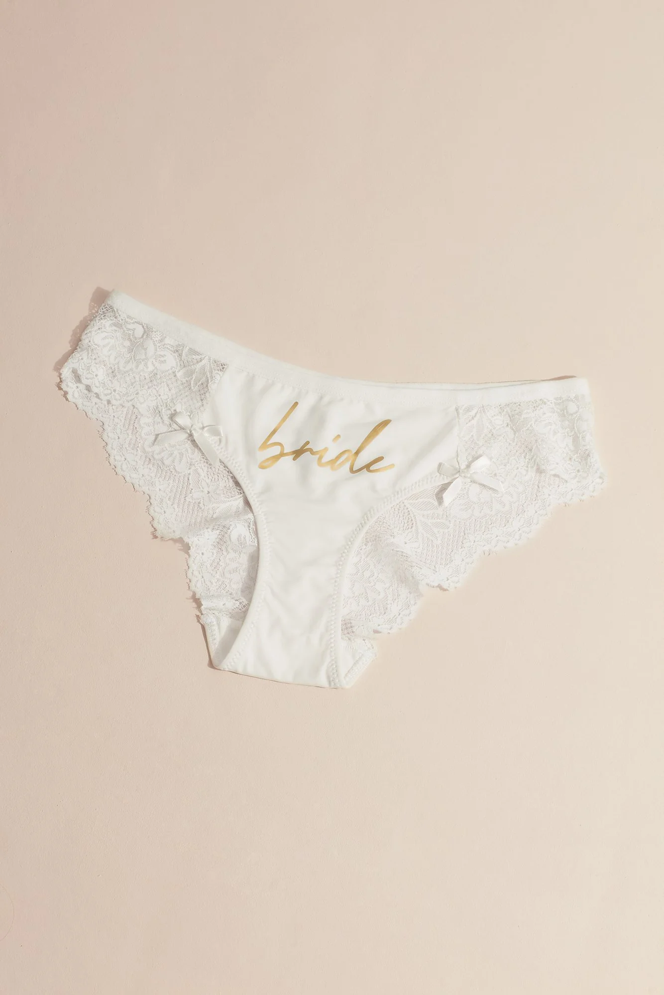 Bride Lace-Back Cheeky Briefs