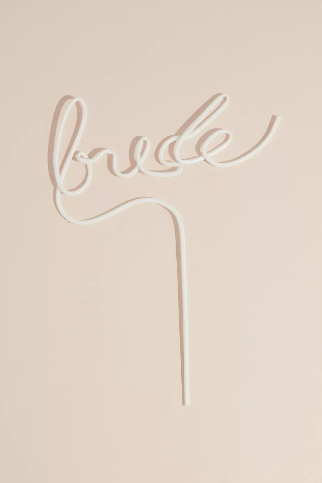 Bride Script Straw - Image 2