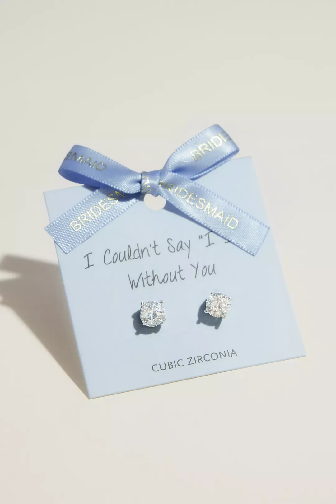 Bridesmaid Cubic Zirconia Earrings - Image 3