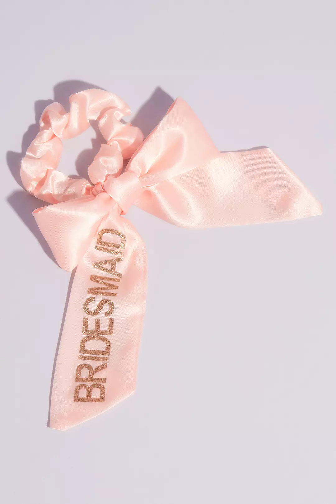 Bridesmaid Satin Bow Scrunchie
