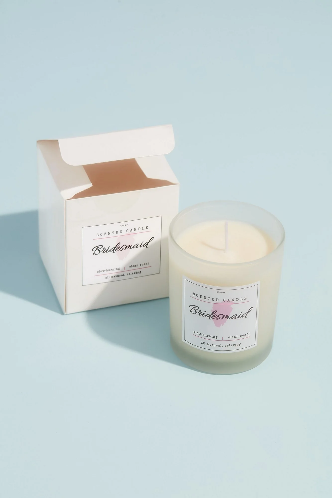 Bridesmaid Wood Wick Soy Candle