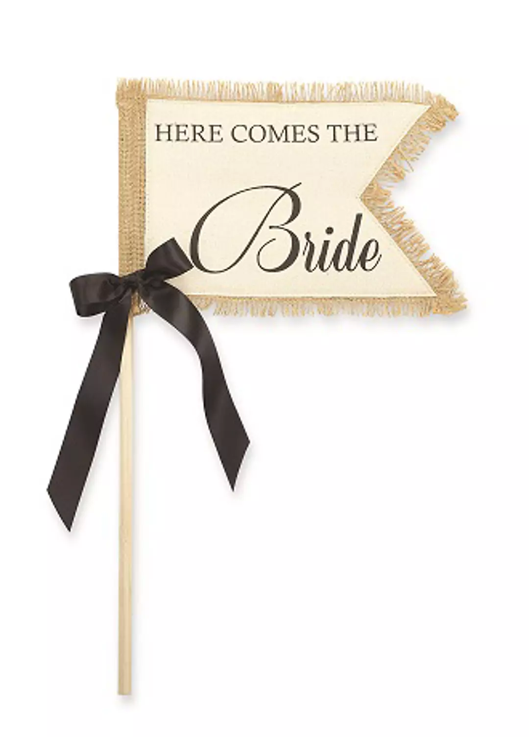 Here Comes the Bride Flower Girl Flag - Image 2