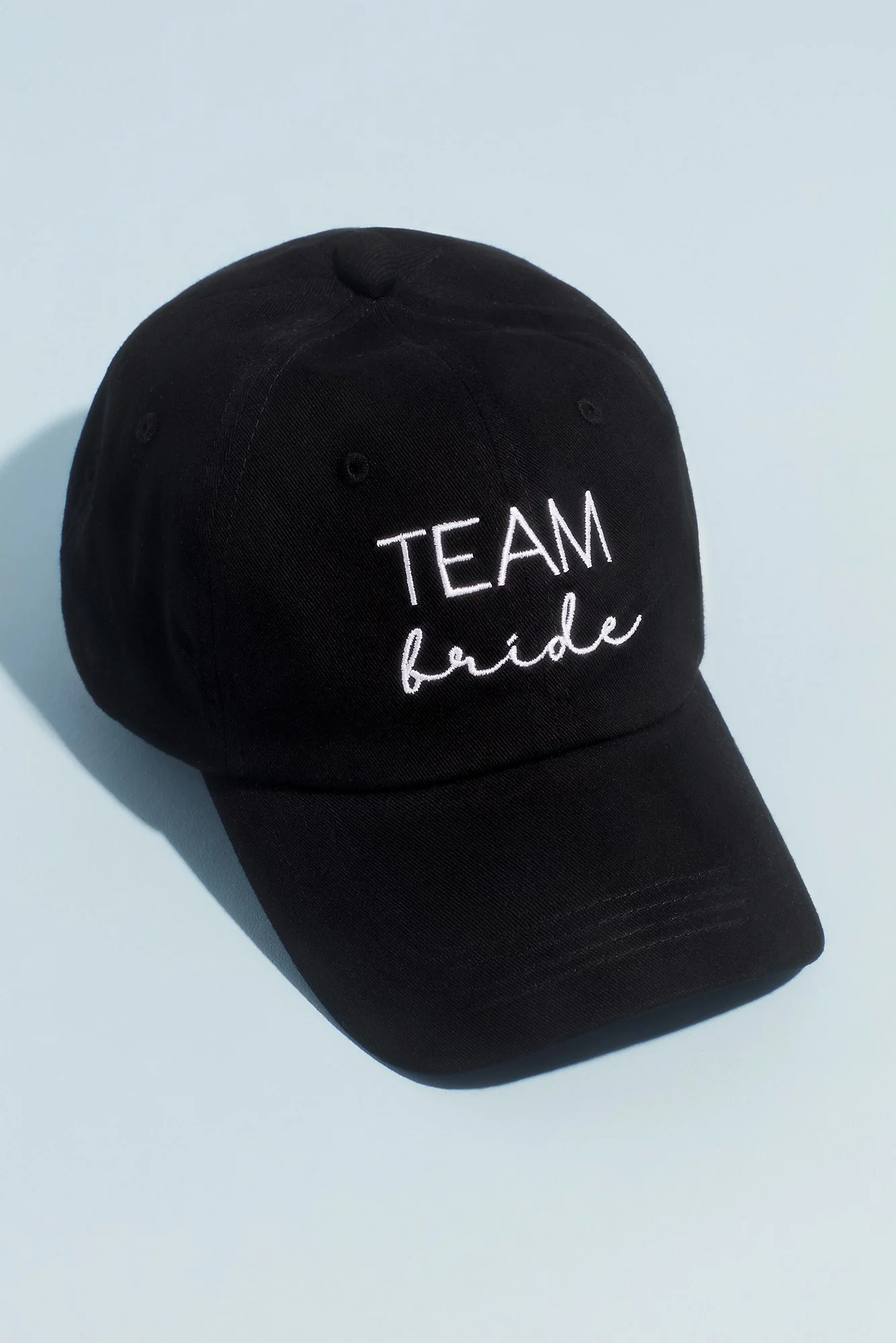 Canvas Embroidered Team Bride Baseball Cap