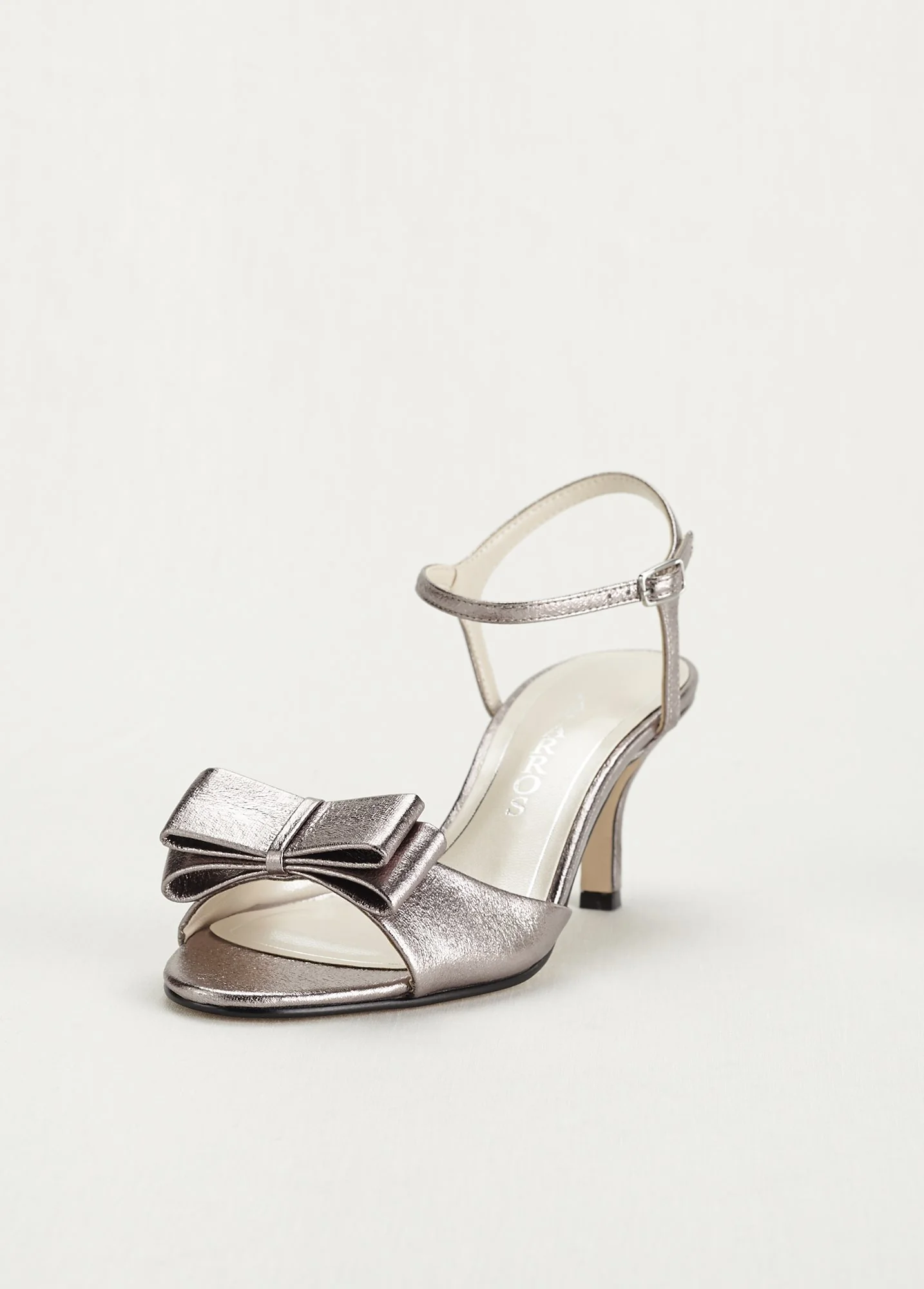 Caparros Bow Front Kitten Heel Sandal