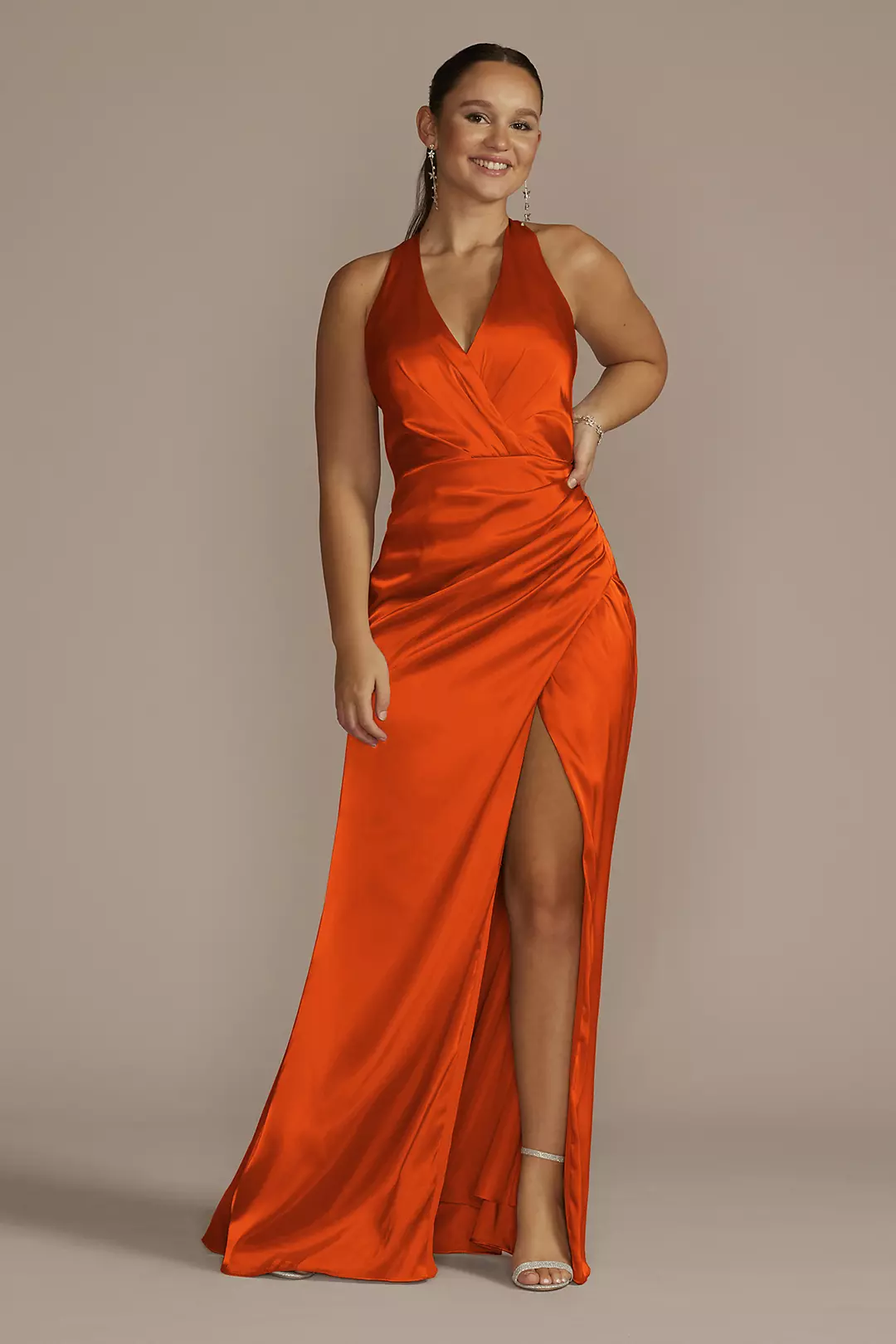 Charmeuse Halter Dress - Image 90