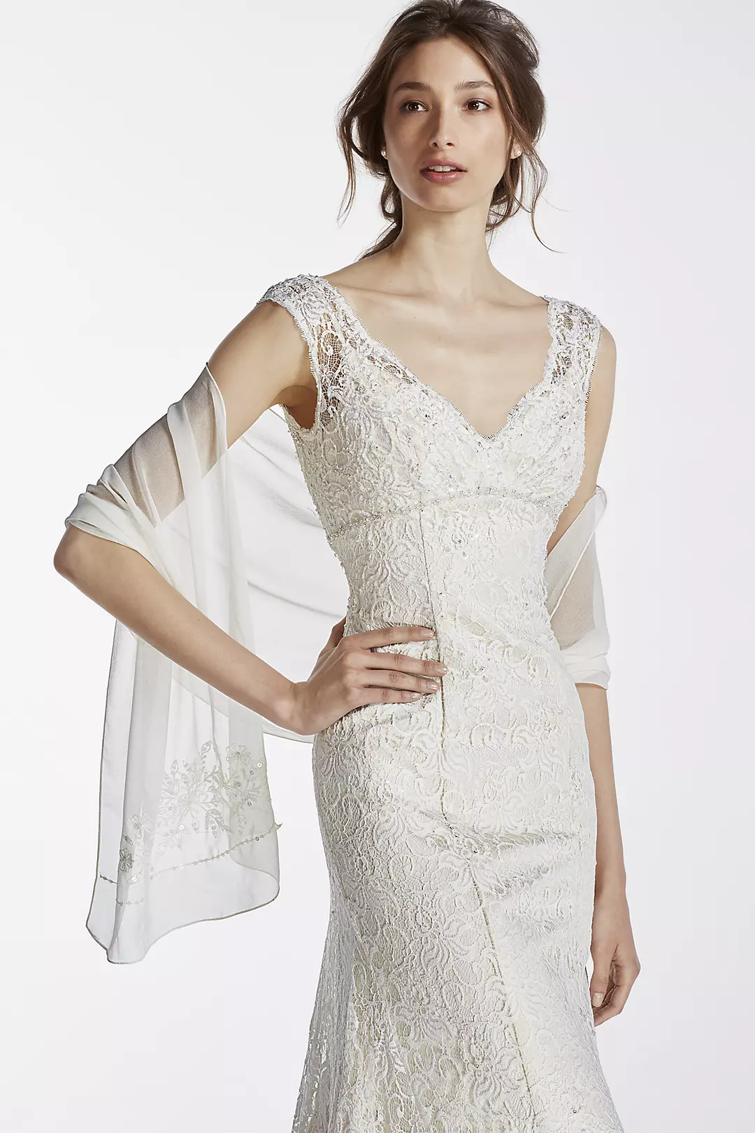 Chiffon Beaded Wrap - Image 2
