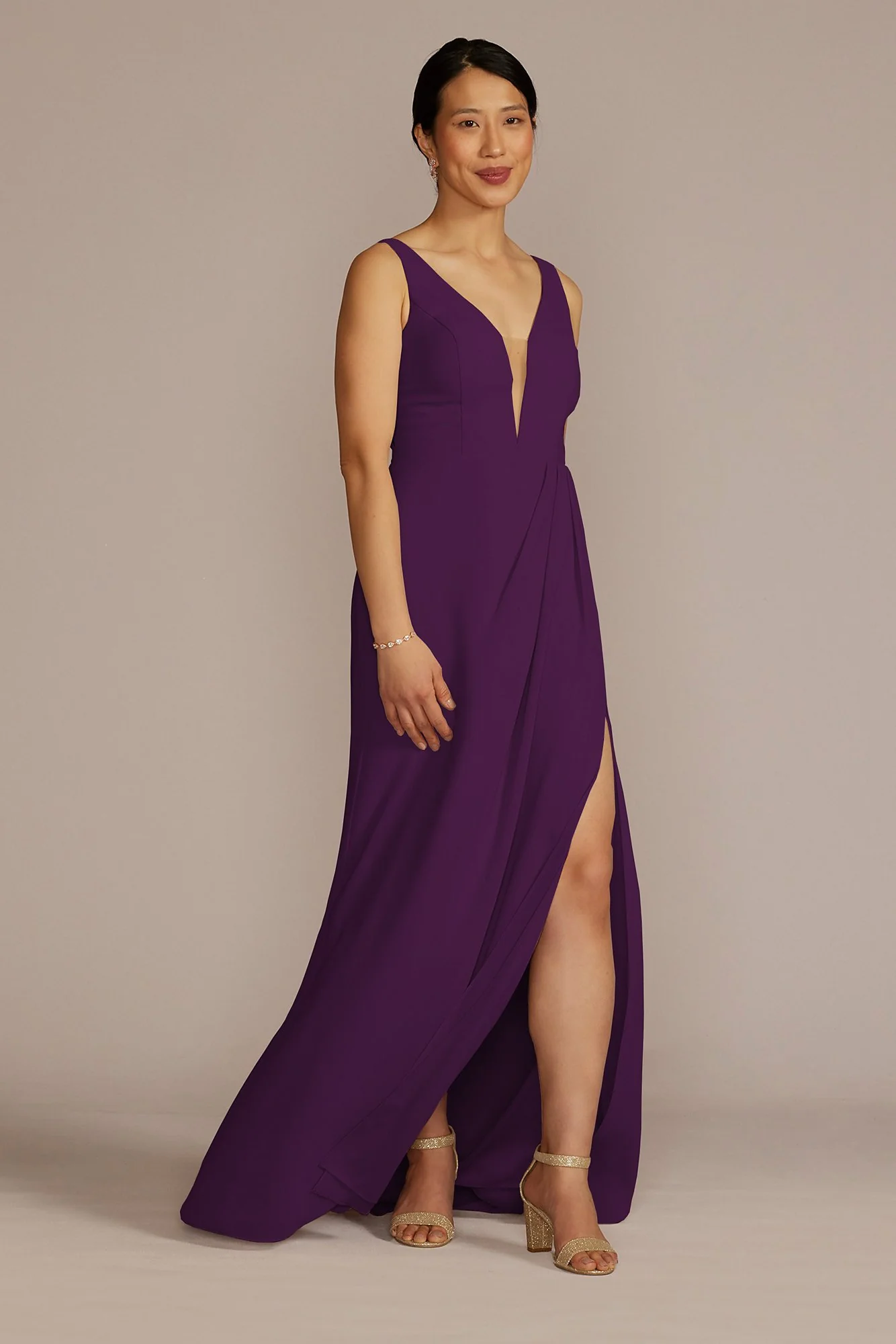 Chiffon Illusion Cutouts Dress - Image 13
