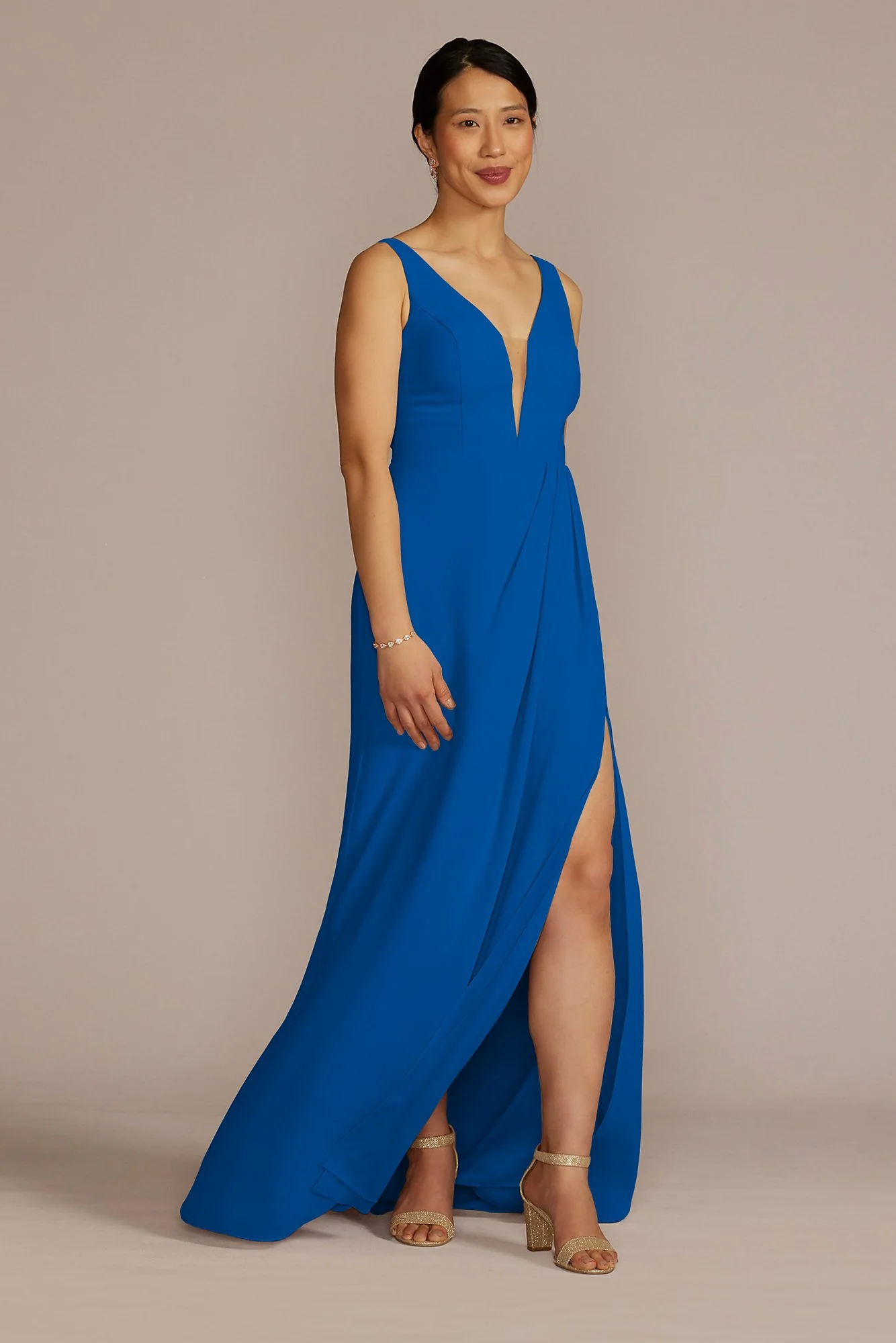 Chiffon Illusion Cutouts Dress - Image 34