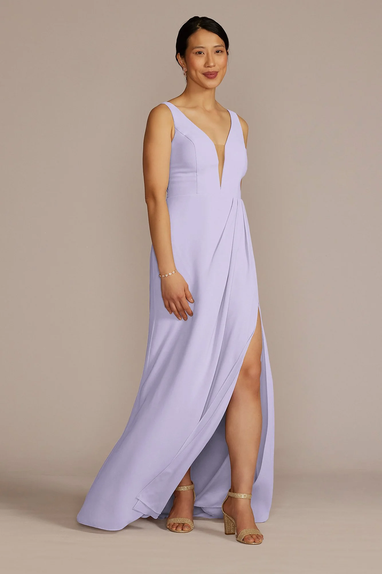 Chiffon Illusion Cutouts Dress - Image 7