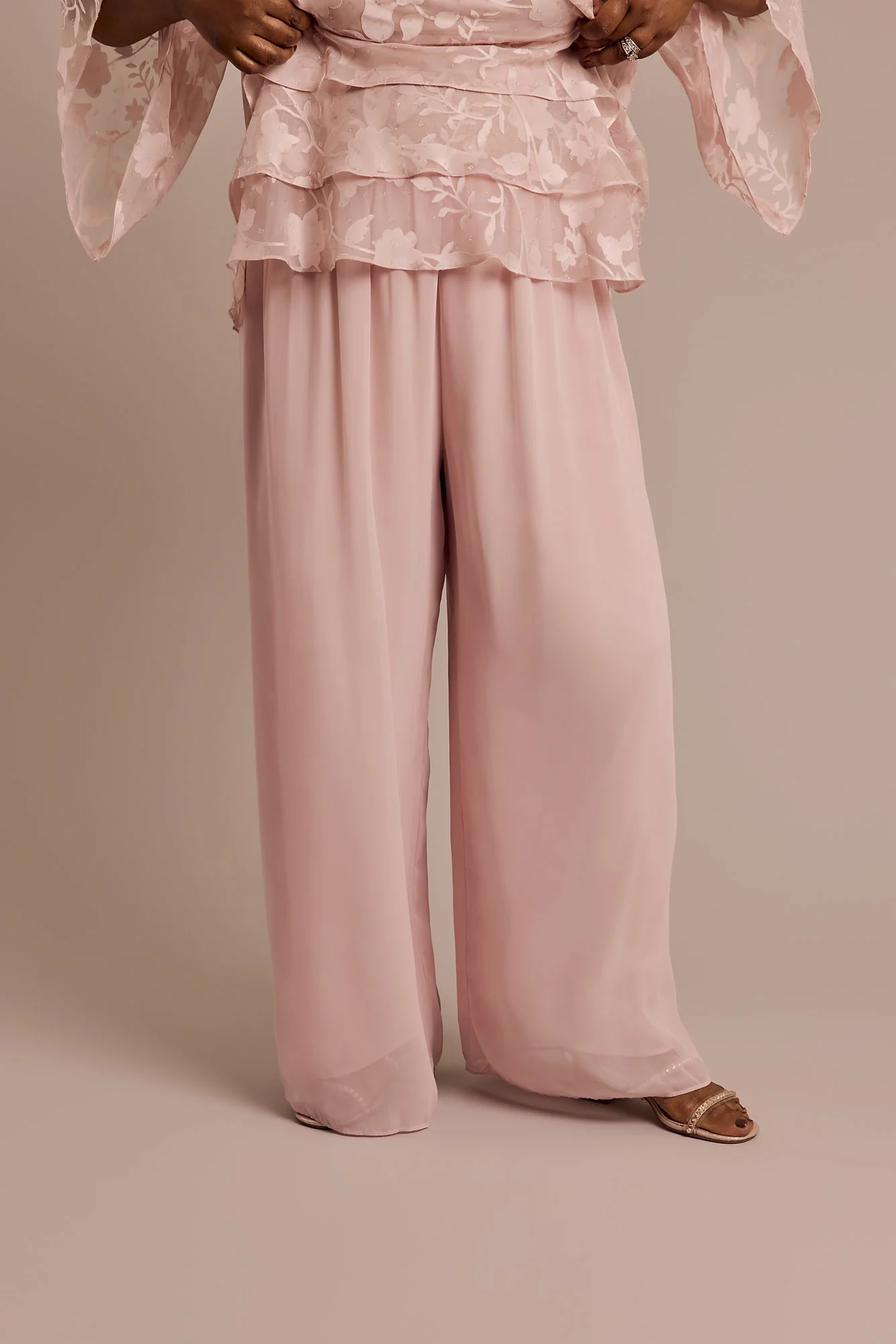 Chiffon Pull-On Pants - Image 2