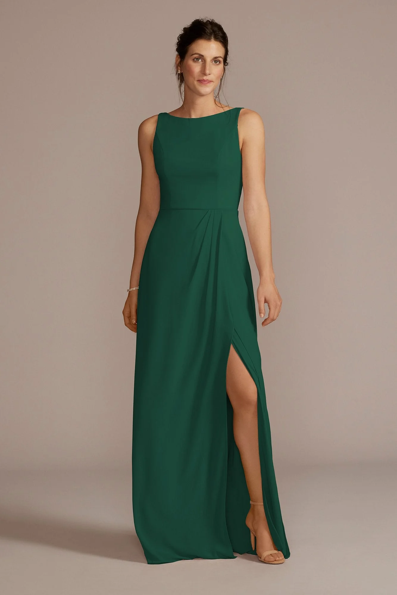 Chiffon Sleeveless Tie-Back Dress - Image 15