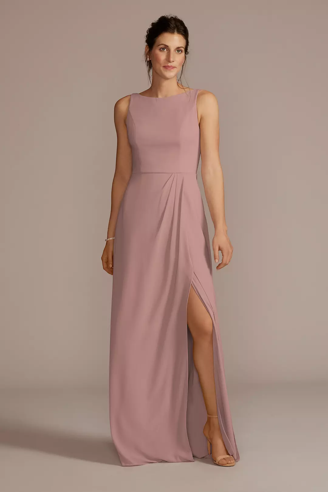 Chiffon Sleeveless Tie-Back Dress - Image 19