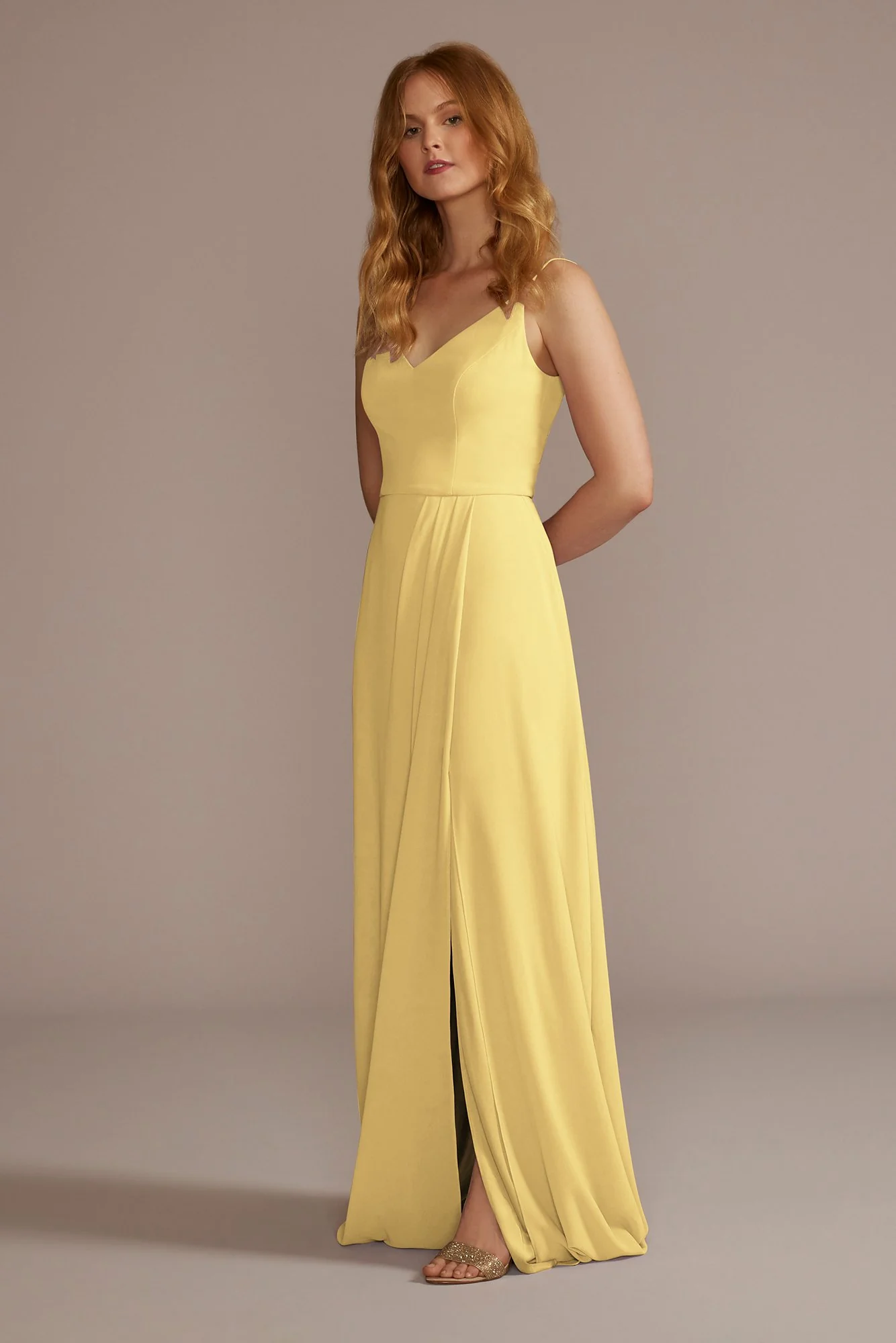 Chiffon Spaghetti Strap Dress - Image 45