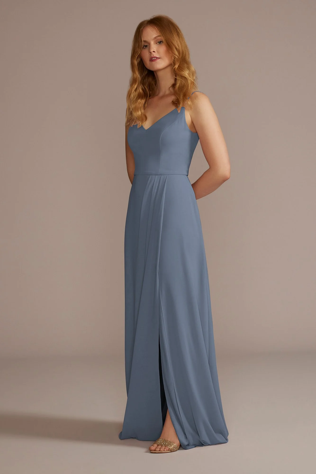 Chiffon Spaghetti Strap Dress - Image 5