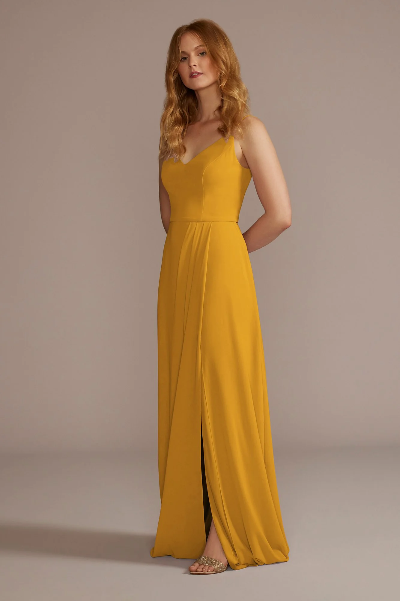Chiffon Spaghetti Strap Dress - Image 62