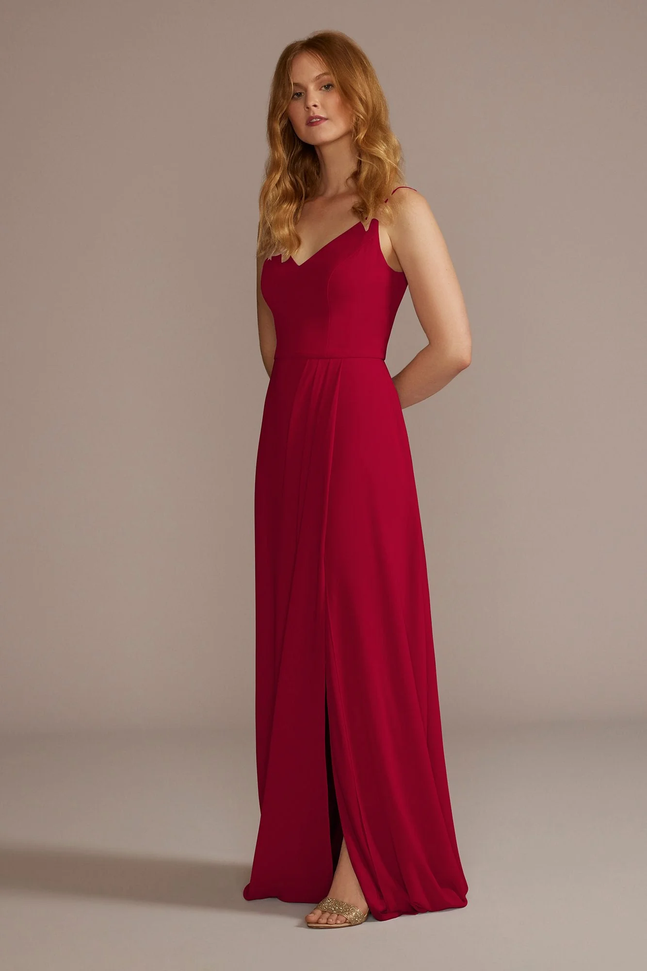 Chiffon Spaghetti Strap Dress - Image 7