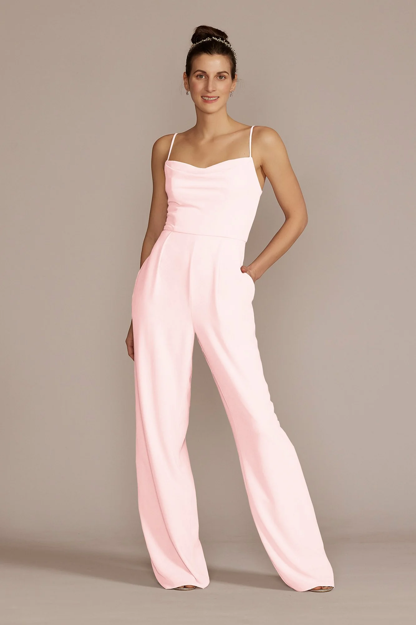 Chiffon Spaghetti Strap Jumpsuit - Image 23