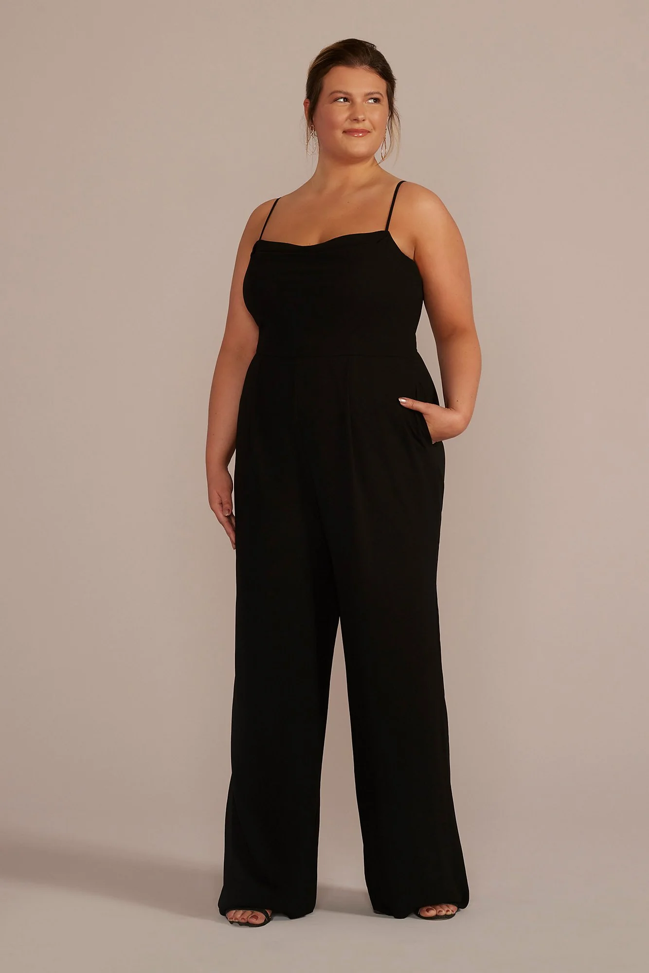 Chiffon Spaghetti Strap Jumpsuit - Image 45