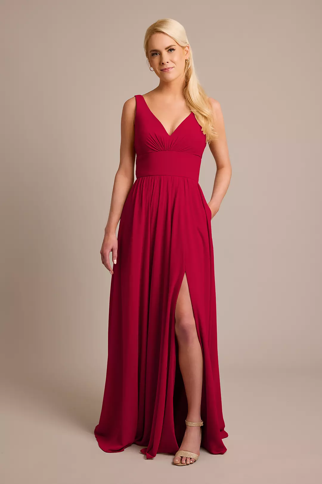 Chiffon Tank A-Line Dress - Image 25