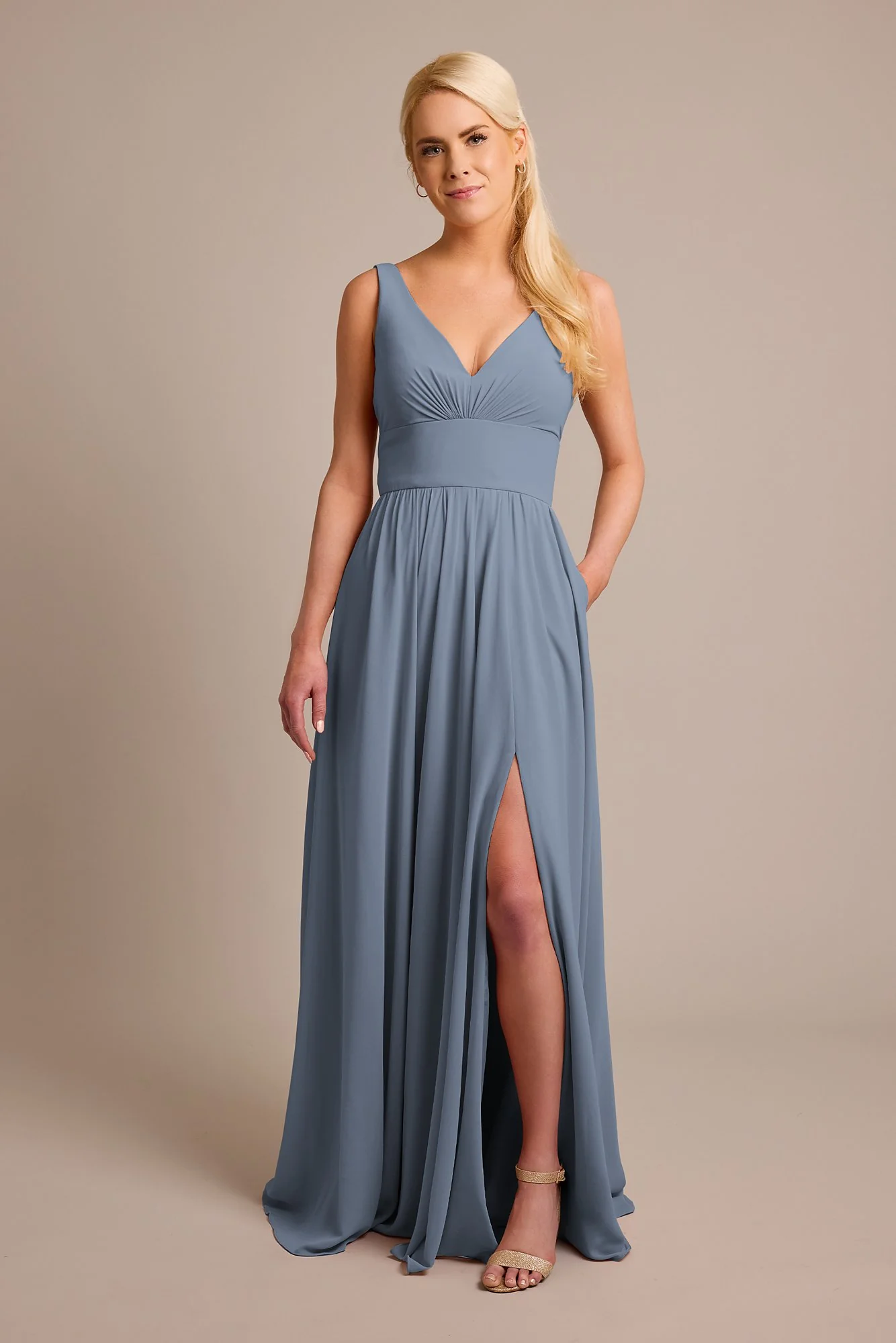 Chiffon Tank A-Line Dress - Image 5