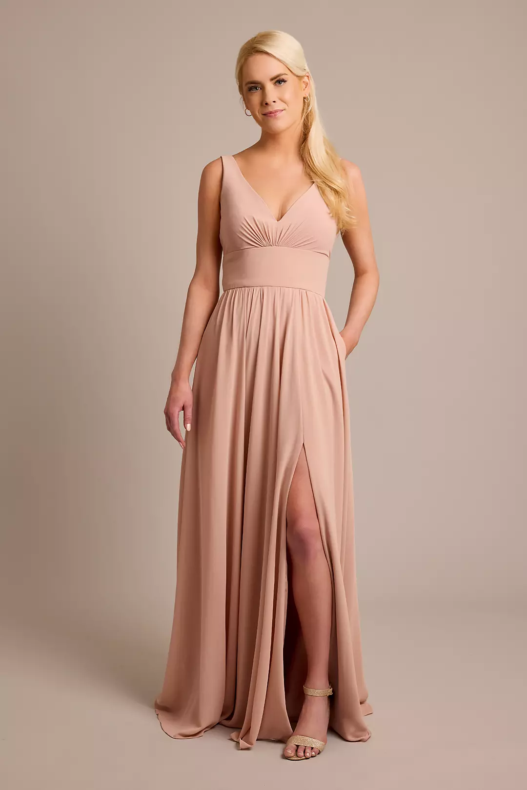 Chiffon Tank A-Line Dress - Image 51
