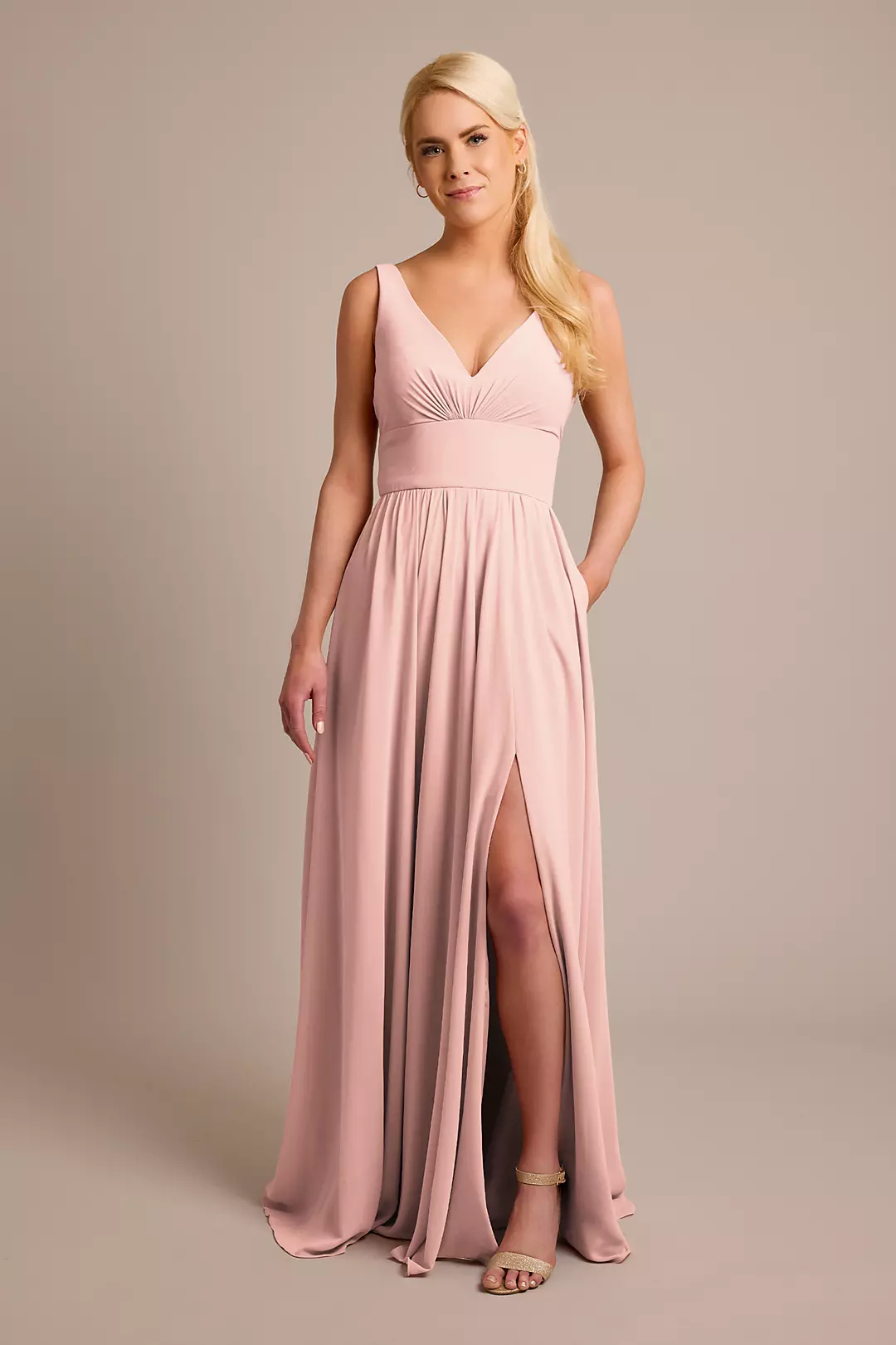 Chiffon Tank A-Line Dress - Image 56